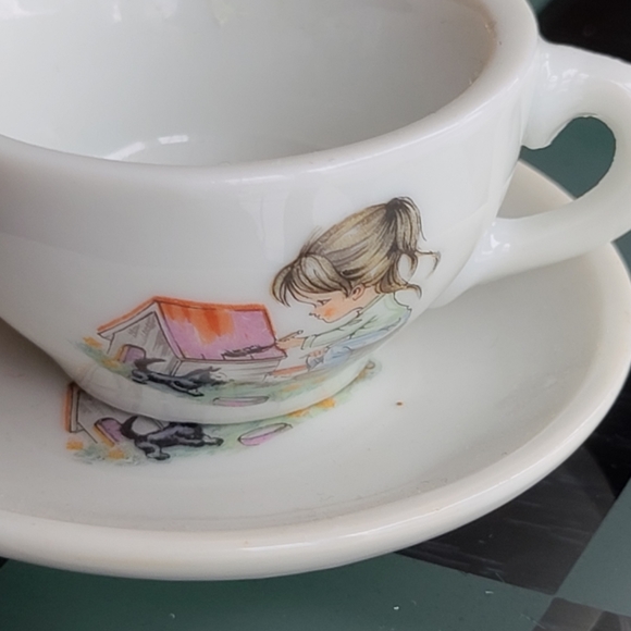 Mini tea cup & saucer Made In Japan - Picture 9 of 10